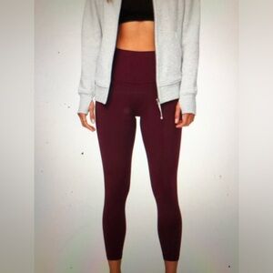 Lululemon High Rise Align Pant II 25” LIKE NEW! Dark Adobe size 4